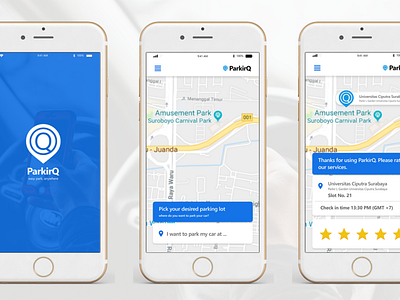 ParkirQ Mobile App UI