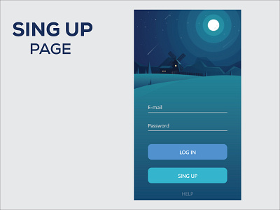 UI Design l Sing up Page