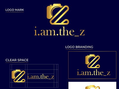 i.am.the_z l Logo l Virtual Photography blockchain branding creative logo custom logo gradient logo i.am.the z icon identity instagram logo letter logo lettering logo modern logo virtual photography z letter logo