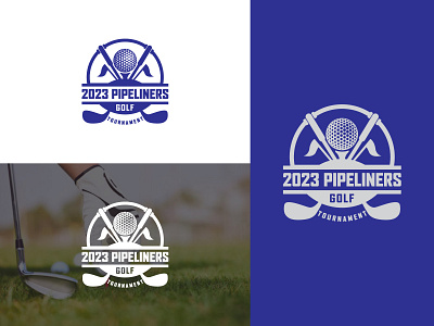 2023 Pipeliners Golf Tournament 2023 pipeliners golf tournament balls banding class club event flag golf initials league logo monogram sports tour tournament