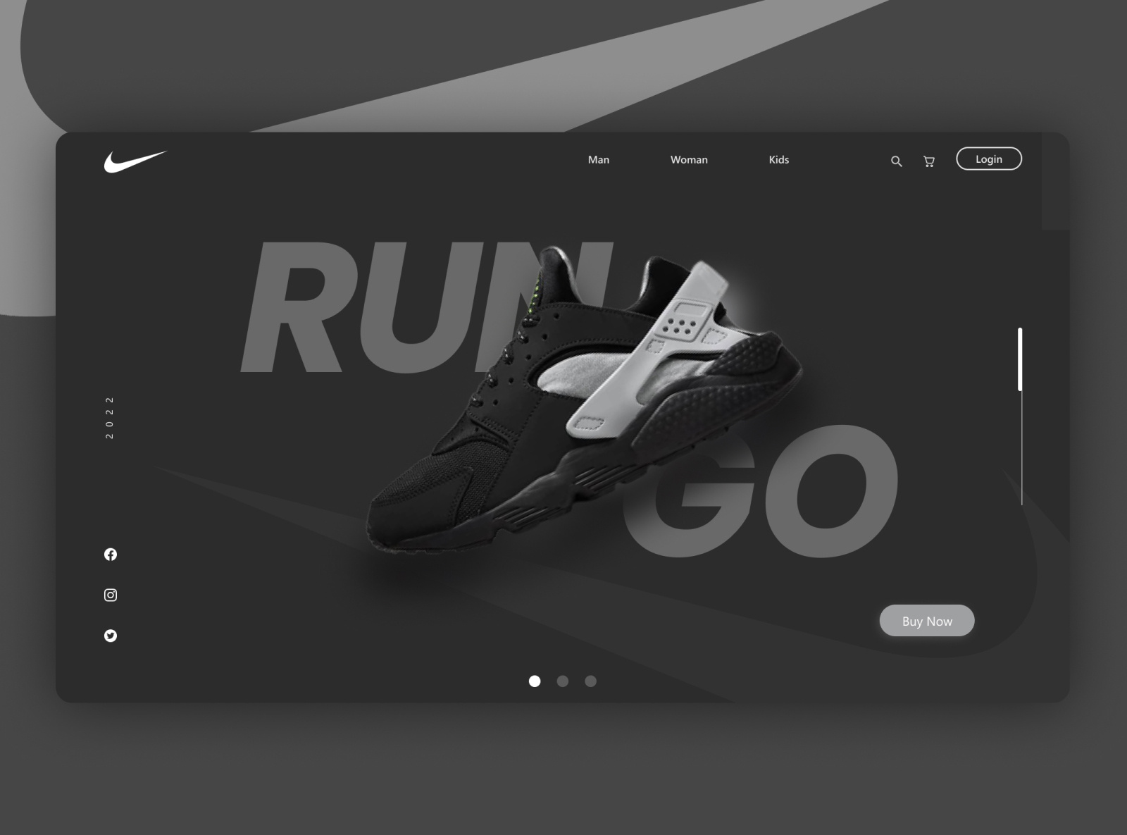 Shoes website UI design by M. Mamun on Dribbble