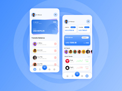Finance App UI Design