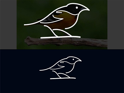 "Bird" Monogram logo design concept-Logo Design -Modern logo