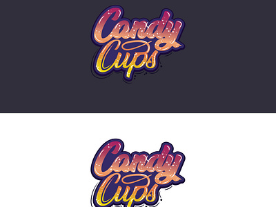 "candy cups"  Modern logo design concept-Logo Design