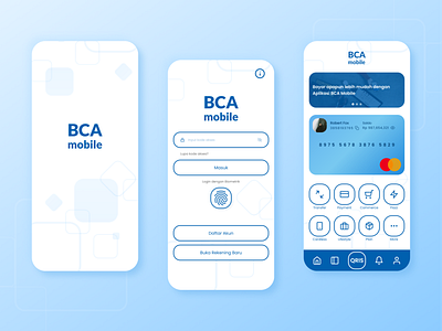 BCA Mobile // Finance App [redesign]