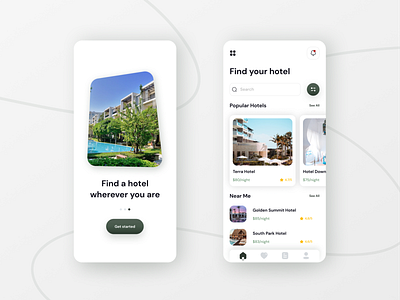 Hotel Finder App design mobile app travel app
