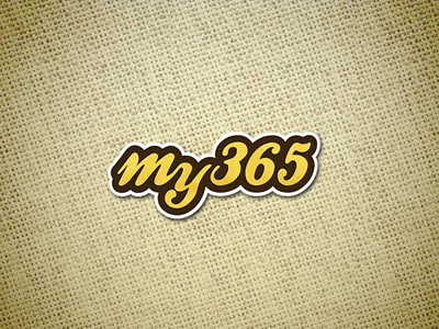 My365 Sticker. logo my365 sticker