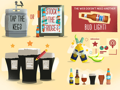 If your Blog were a Beer... beer blog bud corona icons infographic lemon light stout