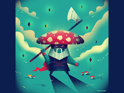 :::Mushroom Fighter::: character character design characters concept art fighter game illustration mushroom warrior