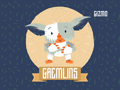 Gremlins - Gizmo character 80s character gizmo gremlin monster movies vector