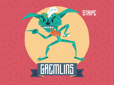 Gremlins - Stripe character 80s gremlins monster movies vector