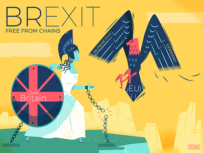 :::Brexit - Free from chains::: athena eagle eu great britain prometheus referendum uk victorian