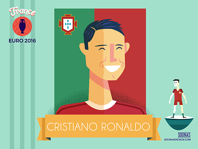 :::Cristiano Ronaldo::: euro euro2016 football france2016 illustration player portugal