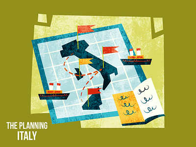 :::Map of Italy::: flag illustration italy map ships travel