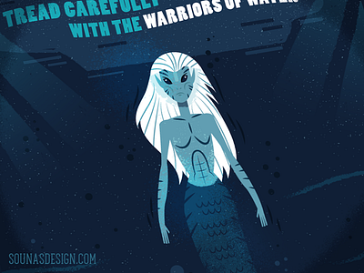 :::Merpeople::: character fantastic beasts harry potter lake mermaid poster undersea