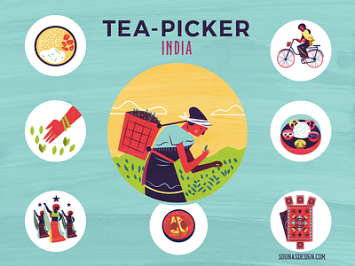 :::Tea-Picker::: bicycle bollywood india tea