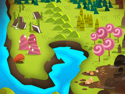 Map updated candies game graphics happy map