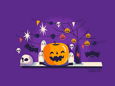 :::Halloween Decoration::: bat decoration halloween pumpkin skull
