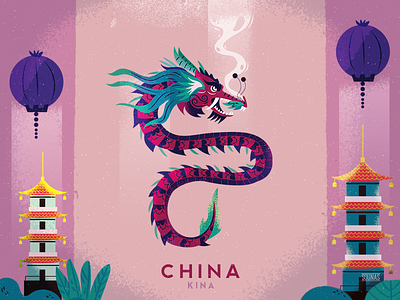 :::Chinese Dragon::: china chinese dragon dragon lamp oriental pagoda