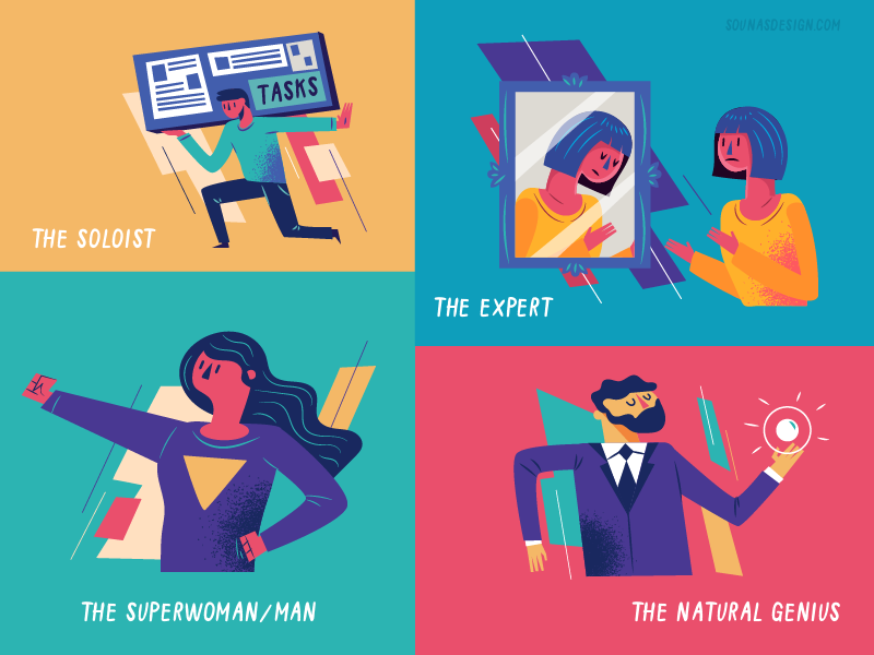 :::Various graphics::: types of people poses people infographic editorial