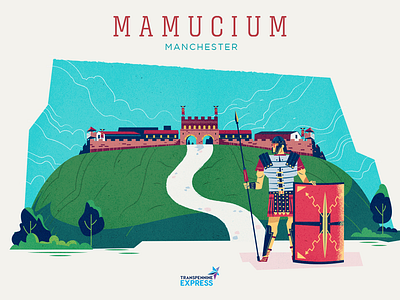 :::How northern cities got their names - Manchester::: camp fort history roma shield uk warrior