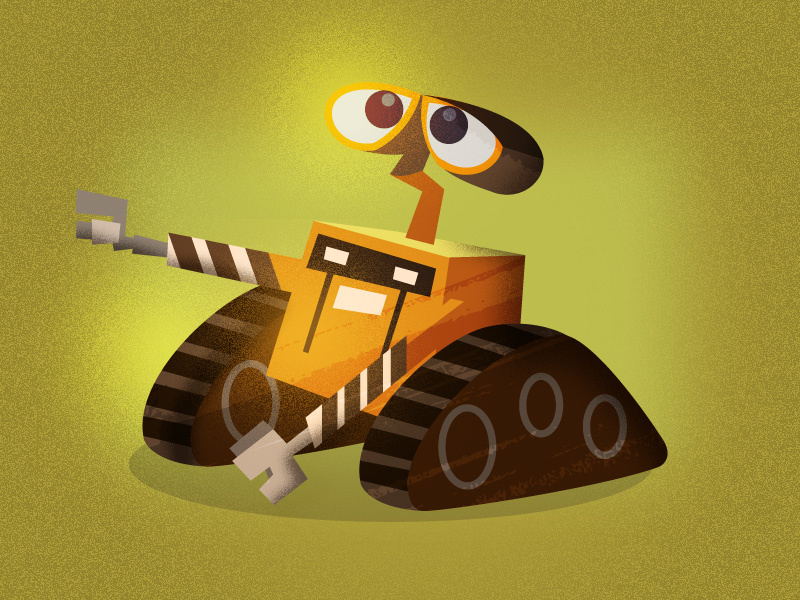 WalleE character by Ilias Sounas on Dribbble