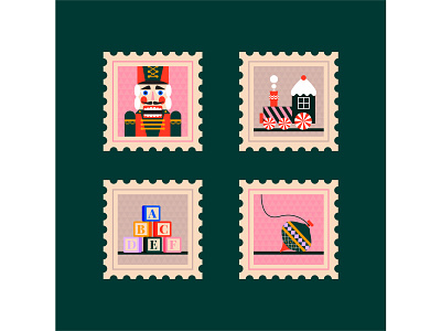 Christmas gift stamps