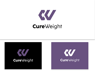 CureWeight app branding design icon illustration logo typography ui ux vector