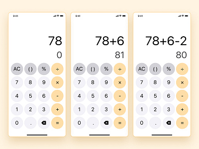 Calculator - Daily UI 004