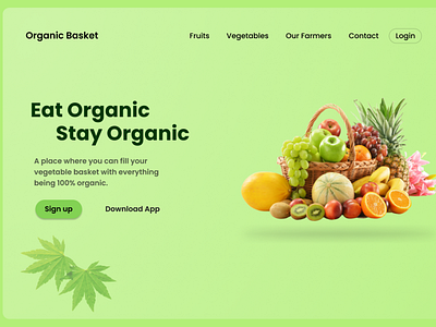 Organic market website