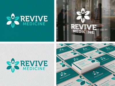 Revive Medicine Logo care doctor healthy logo m medicine physician primary r revive