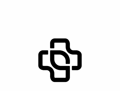 Medical + S symbol branding logo