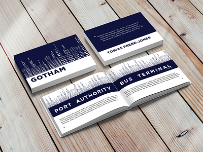 Gotham Typography Book gotham graphic design illustrator indesign new york city typeface booklet typography