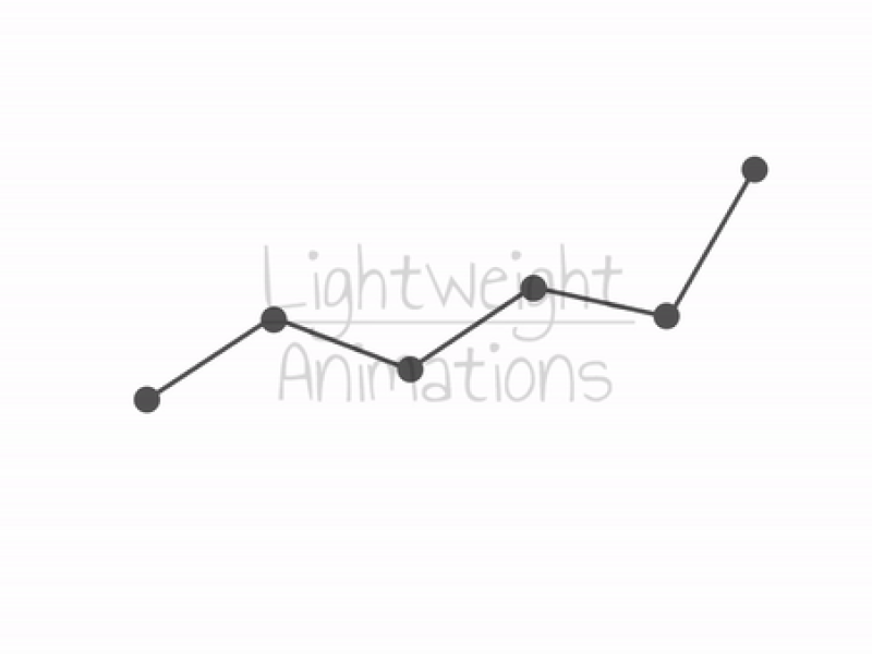 Animated Line Graph Lottie Animation