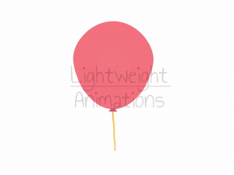 Balloon Lottie Animation balloon birthday celebration decoration festival floating member party