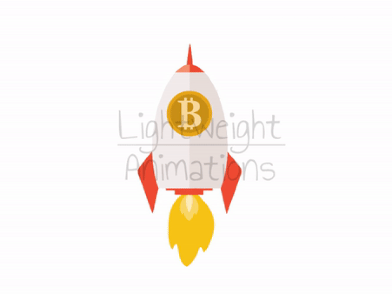 Bitcoin Startup Lottie Animation bitcoin bitcoin startup blockchain crypto cryptocurrency currency finance investment member rocket