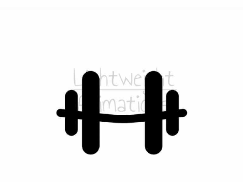 Dumbbell Animation dumbbell dumbbells exercise exercising fitness gym lifting dumbbells lifting weights member physical activity training workout