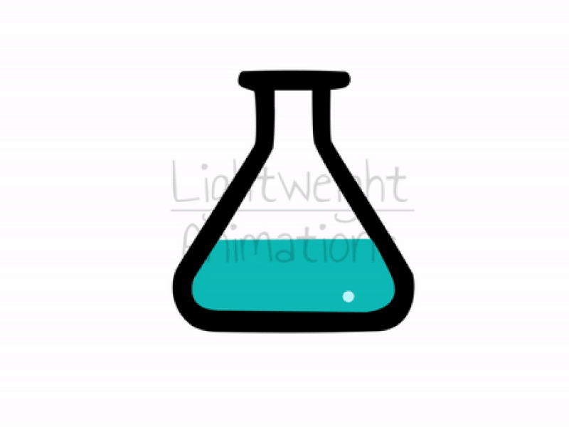 Flask Lottie Animation beaker chemistry experiment flask lab laboratory member research science test