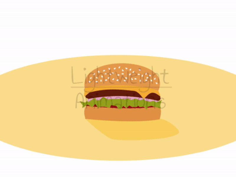 Food Lottie Animation burger cooking dinner dish food hotdog ice cream cone meal meals member sweet tasty