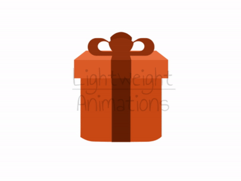 Gift Lottie Animation box gift gift box member present surprise