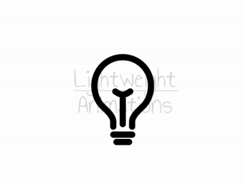 Light Bulb Lottie Animation bulb creative creative idea idea innovation light light bulb member