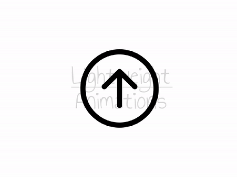 Up Arrow Lottie Animation arrow arrows circle direction member navigation pointer top arrow up