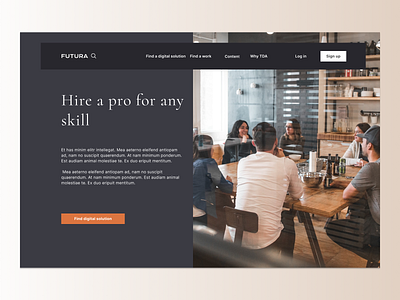 Futura branding design designer digital agency ux webdesign