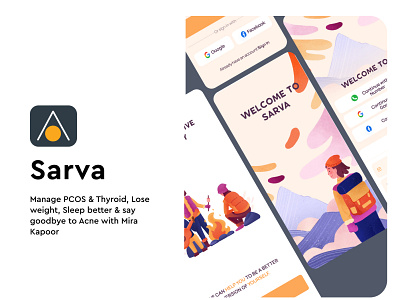 Sarva app appmockup design figma ui uxdesign