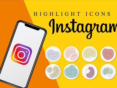 Highlight and story icons for instagram