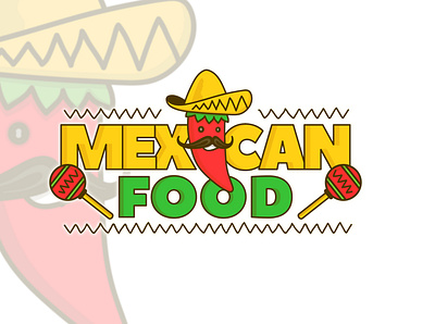 Mexican Food Logo Design branding design graphic design logo razaphics vector