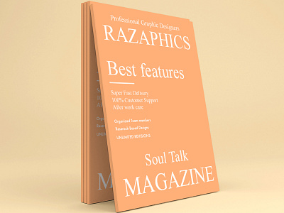 Magazine Cover branding graphic design illustration logo raza graphics razaphics typography vector