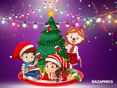 children illustration 
#razaphics