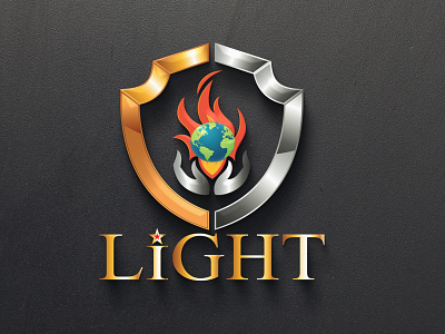 LIGHT LOGO 3d logo adobe illustrator adobe photoshop design graphic design illustration logo vector