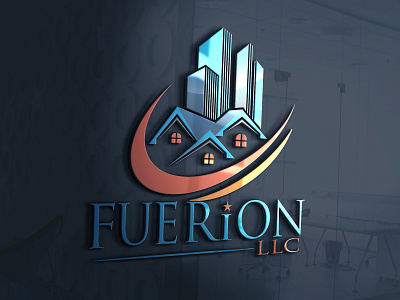 FUERION LOGO 3d logo adobe illustrator adobe photoshop design graphic design illustration logo vector